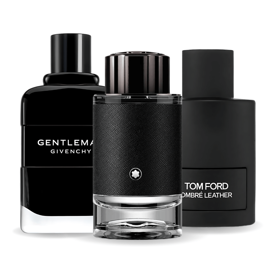 Sada 3 parfémů – Tom Ford Ombre Leather, Givenchy Gentleman, Montblanc Explorer 100 ml