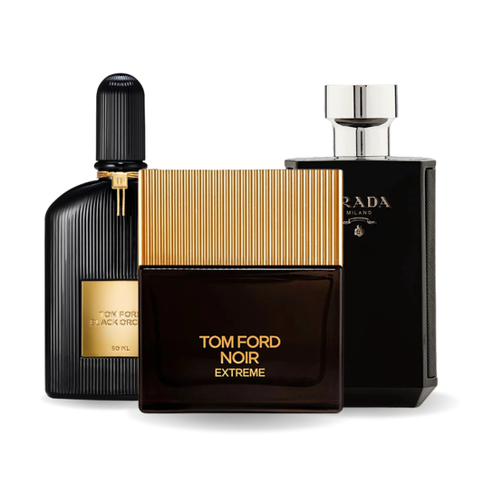 Sada 3 parfémů BLACK ORCHID, NOIR EXTREME a PRADA INTENSE 100 ml