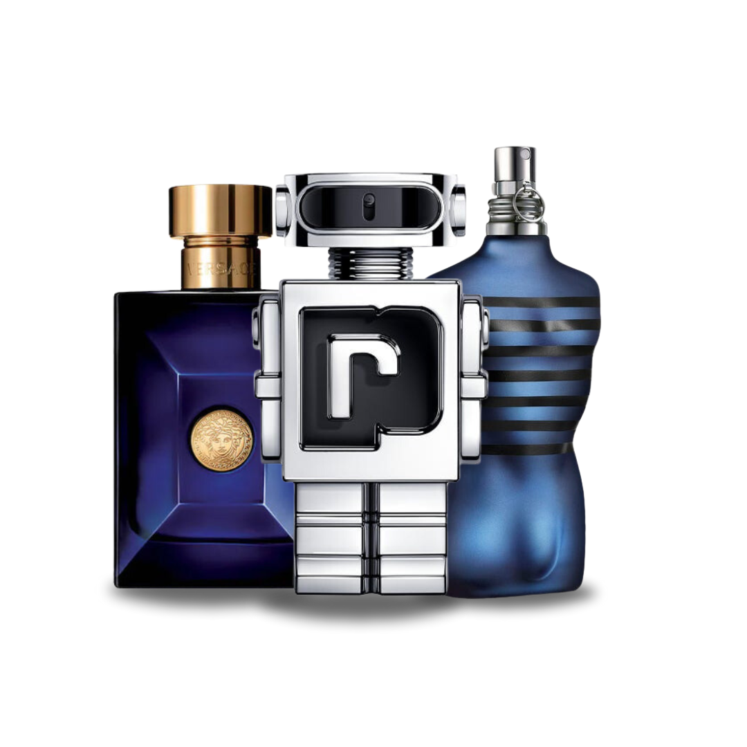 Sada 3 parfémů DYLAN BLUE, PHANTOM a ULTRA MALE 100 ml