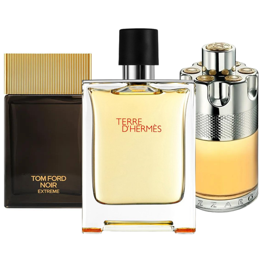 Sada 3 parfémů – Terre d'Hermès, Azzaro Wanted, Tom Ford Noir Extreme 100ml